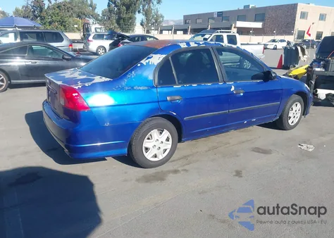 2005 Honda Civic Vp z USA, uszkodzony, nr VIN 2HGES16345H597536